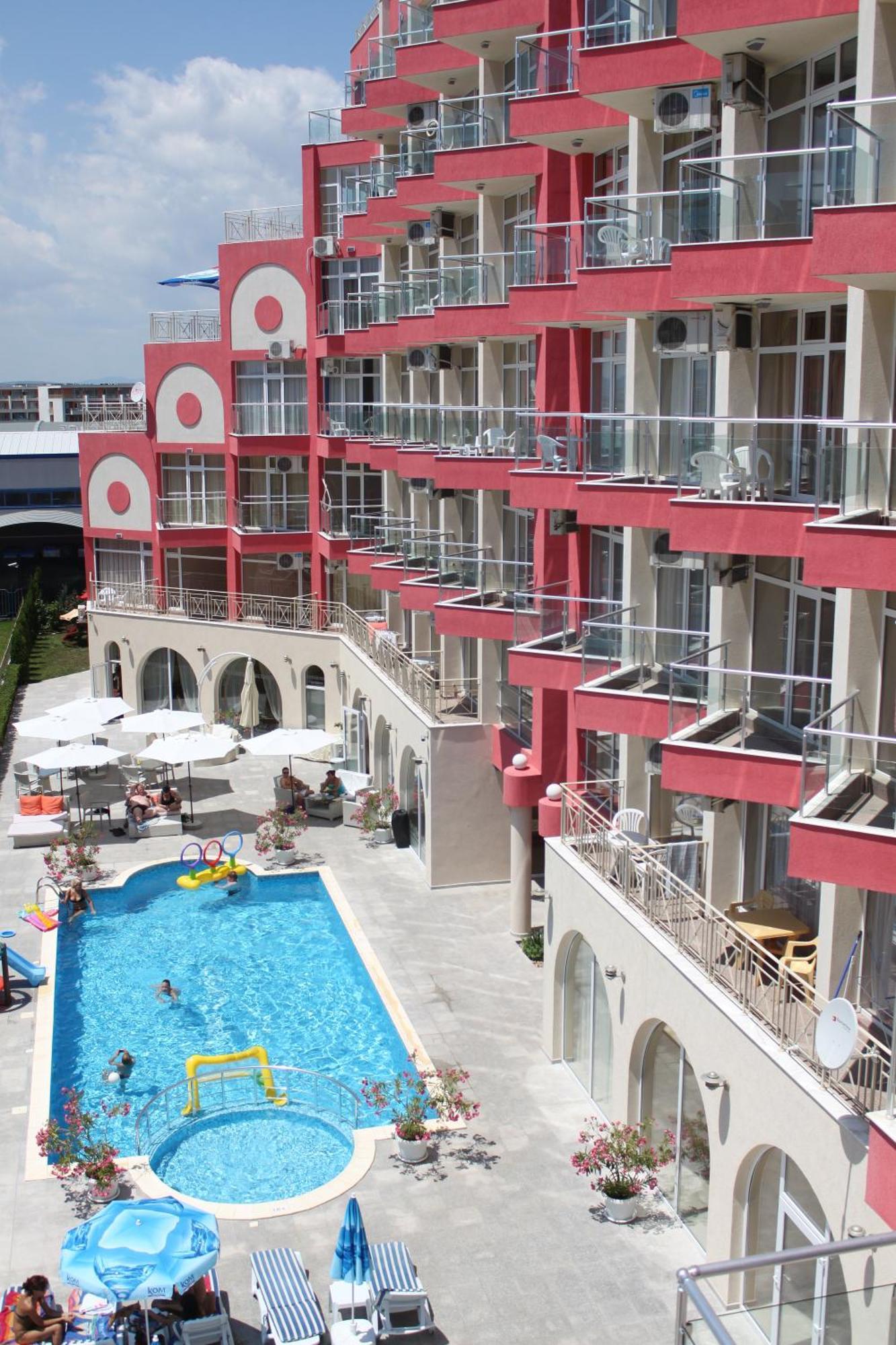 Rose Garden Omax Apartments Sunny Beach Ngoại thất bức ảnh